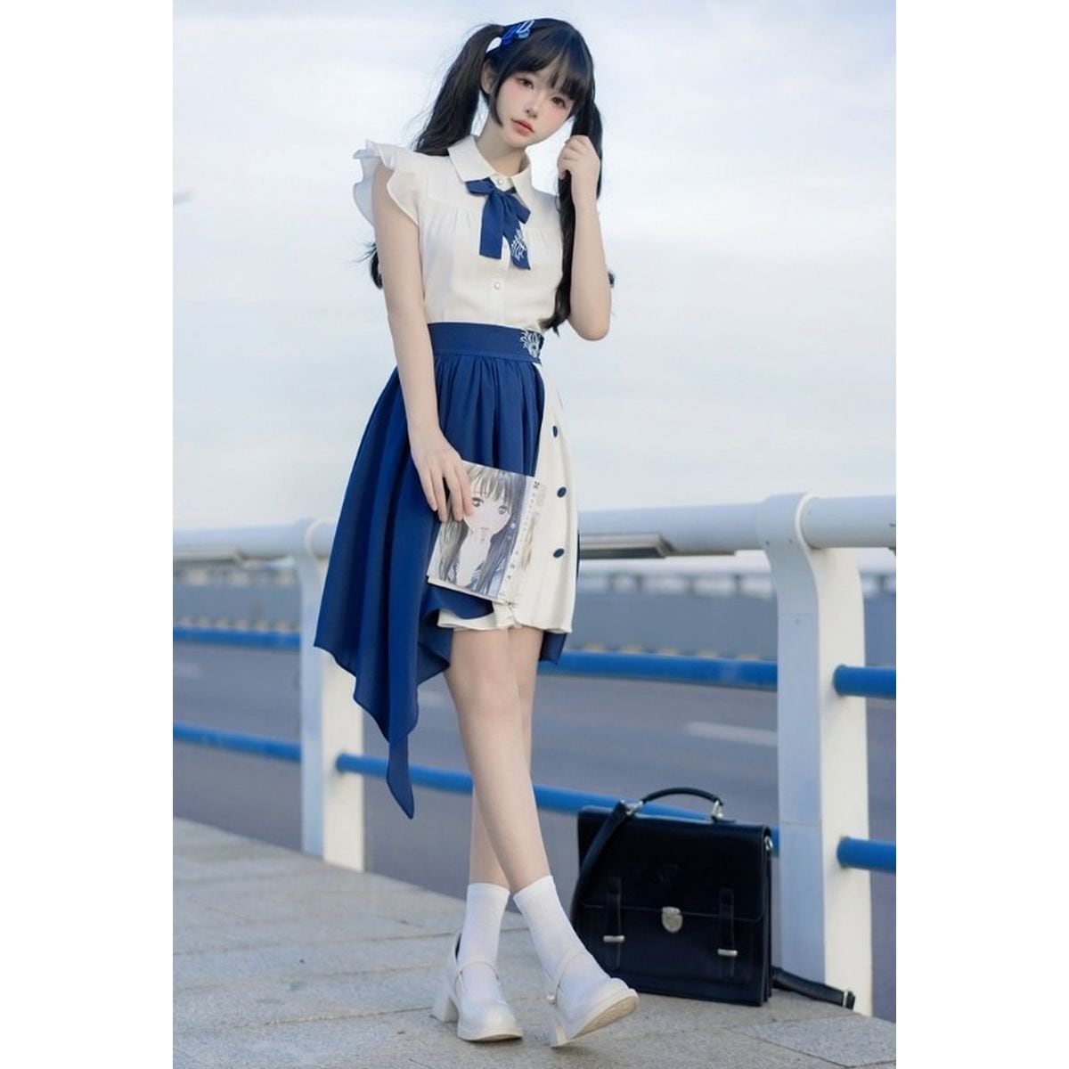 【SUKALA】アシンメトリー　セットアップ 2color/2set/アシンメトリーブレザーセットアップ | E l e H a s t