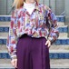 RETRO VINTAGE PATTERNED ALL OVER LONG SLEEVE SHIRT/レトロ古着総柄長袖シャツ