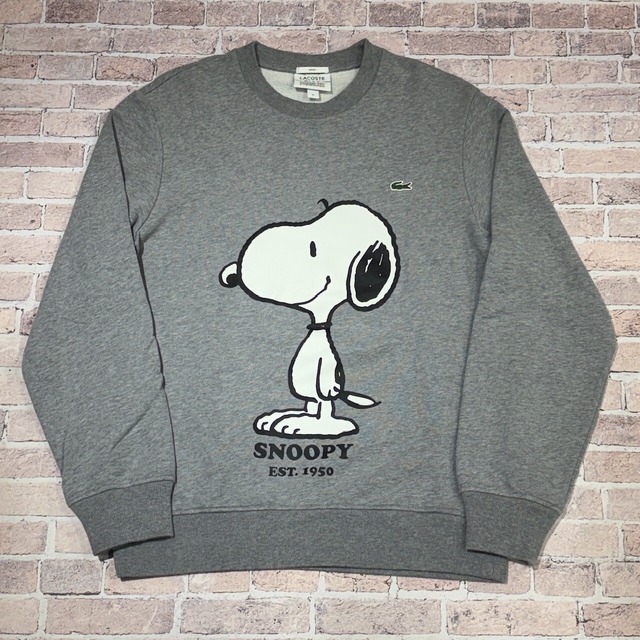 LACOSTE PEANUTS SWEAT SHIRT