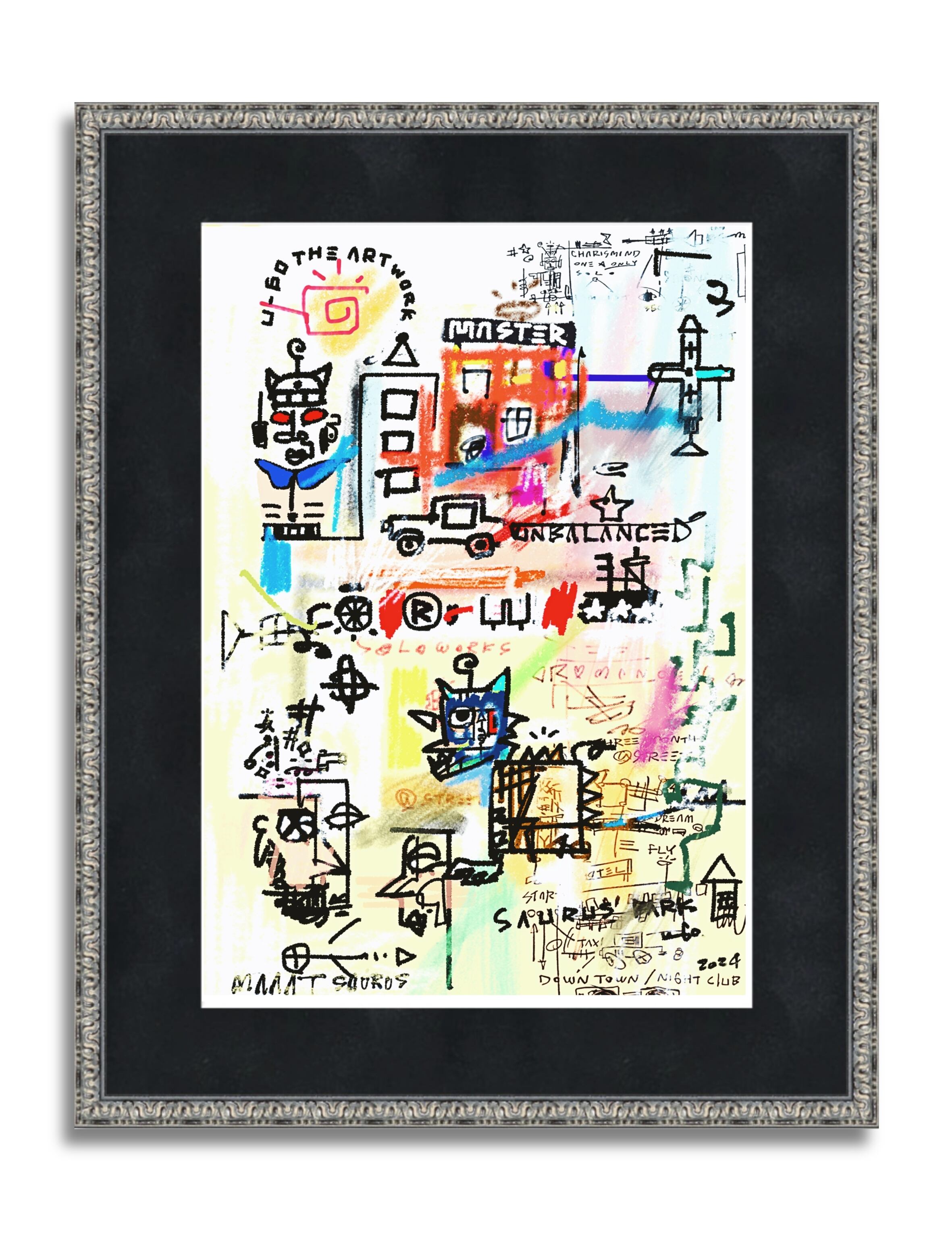 ﾌﾚｰﾑ込み「U-GO THE ARTWORK」ｸﾞﾗﾌｨﾃｨ 絵画 | U-GO THE ARTWORK