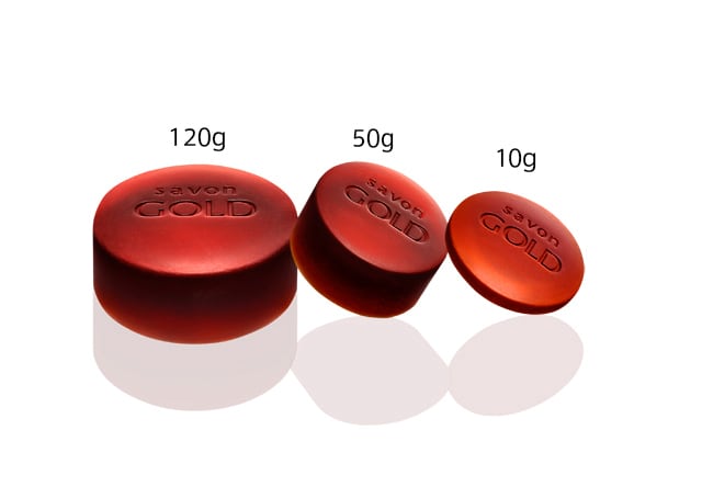 サボンゴールド 50g 移動に便利なプラケース | 高貴石鹸 麗月 Reigetsu