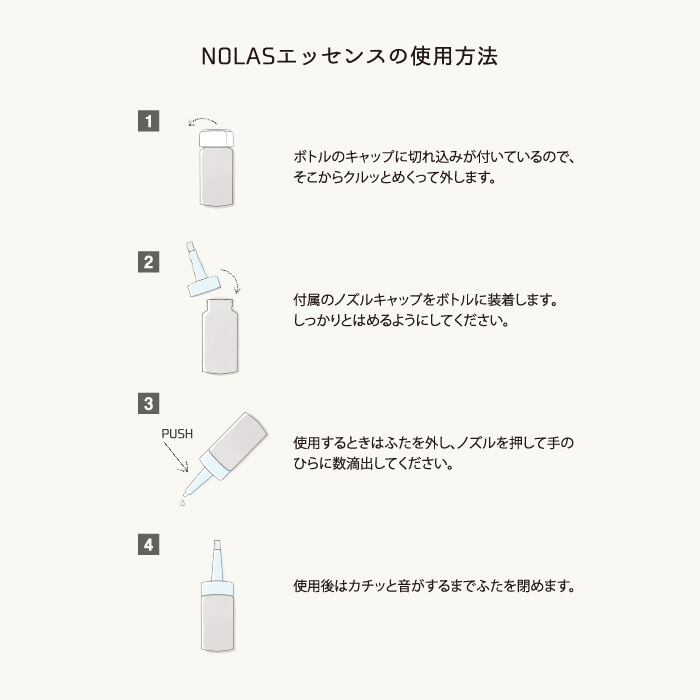 NOLAS エッセンス&シートマスク3枚セット