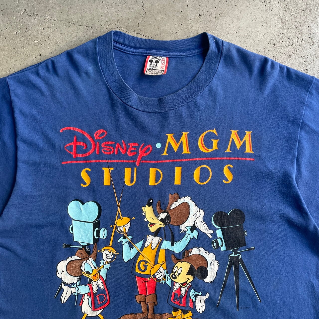 古着 90年代 MICKEY UNLIMITED GOOFY グーフィー 大判プリント  