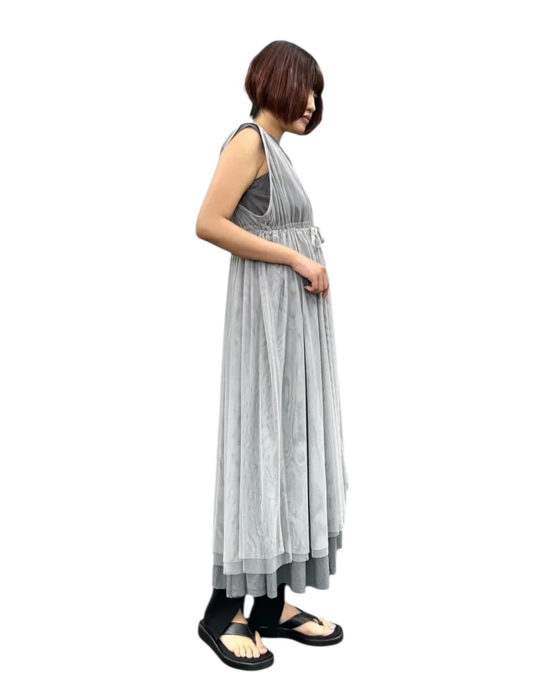 SALE【ayane】チュールロングジレ 835623 アヤン | red earth