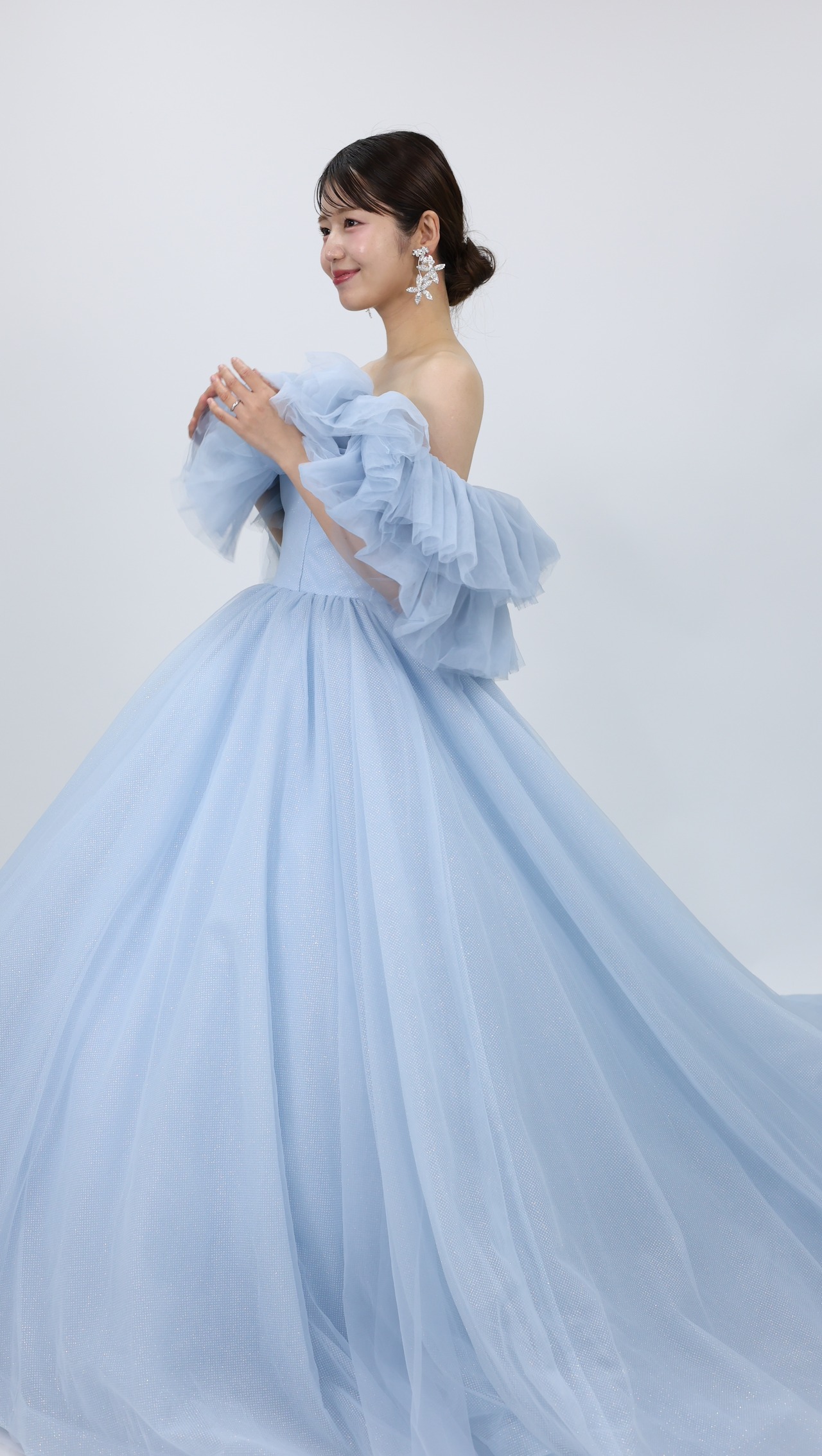 【DRESS 15】Blue tulle Dress（ブルーチュールドレス）