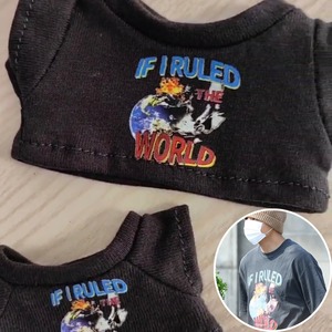 『お迎えTシャツ』テヒョン　フレンズ　テテ　V　BTS　ぬい服　　洋服　着せ替え　ドール　人形　ぬいぐるみ服　ぬいぐるみ