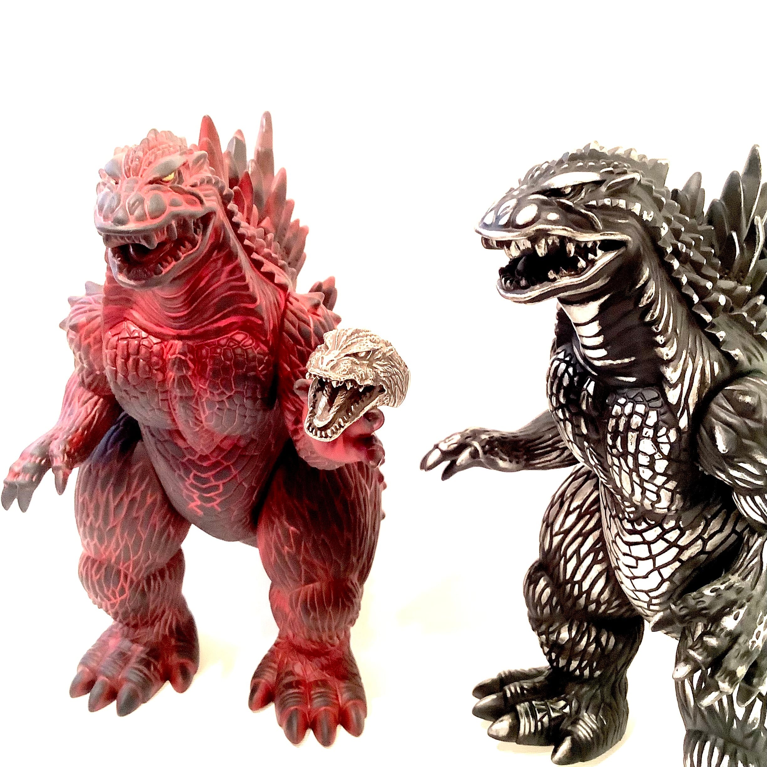 マルサン 1999 ミレニアムゴジラ 2000 millennium GODZILLA Silver Ver