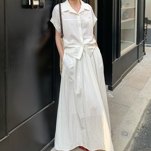 シャツ & スカート セット 3color/3412617