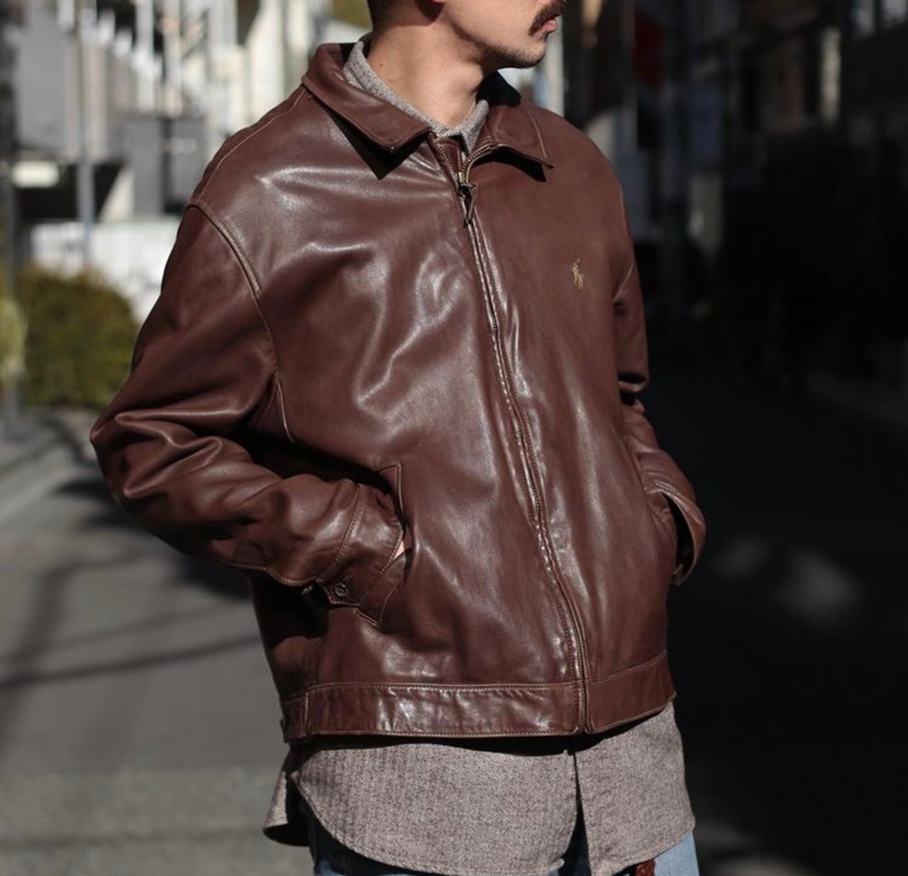 Polo by Ralph Lauren レザースウィングトップブルゾン【FF-3212】 | cv 