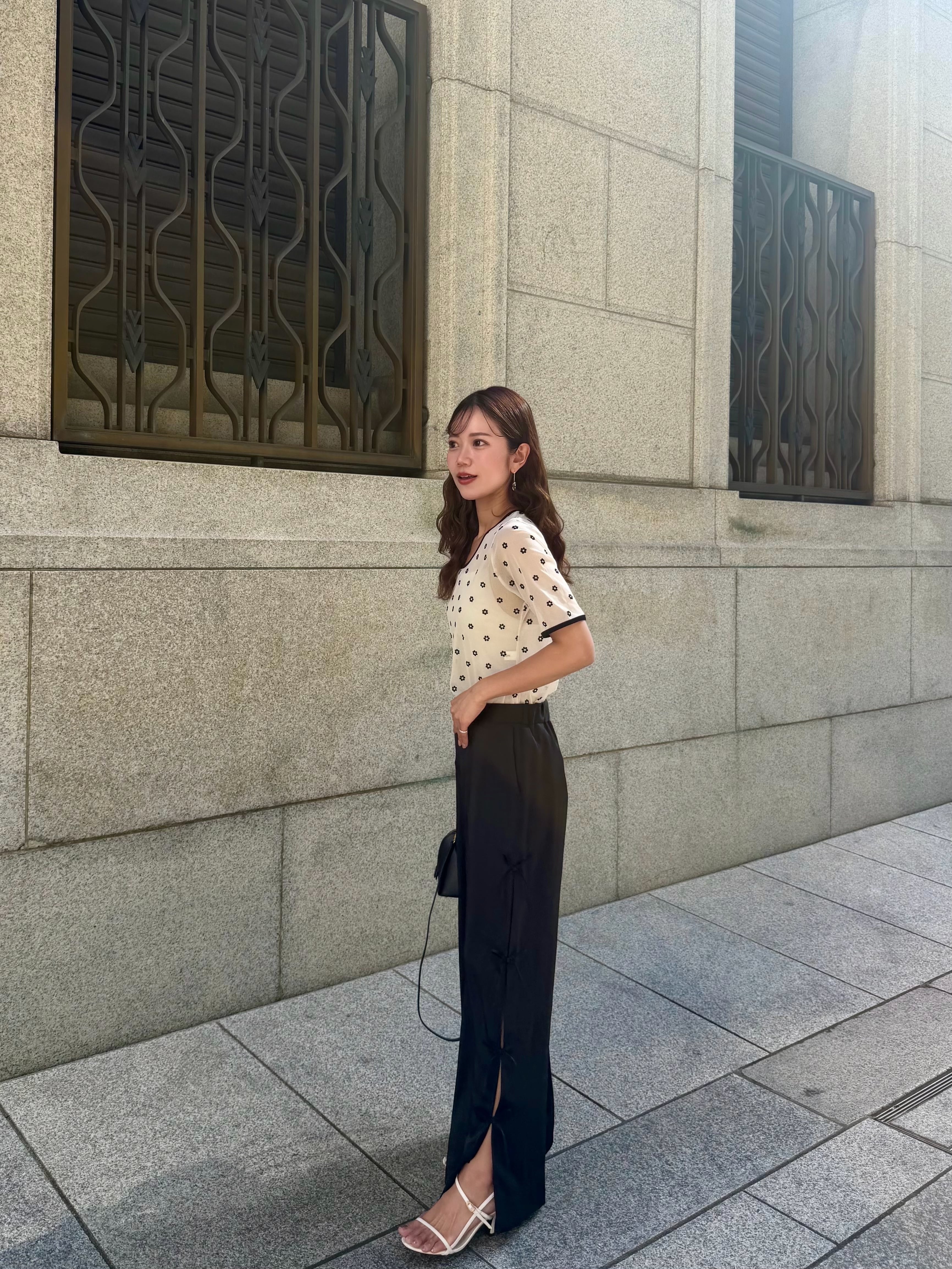 ribbon pants / black | HYEON