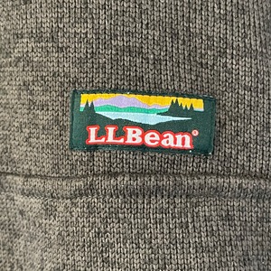 【L.L.Bean】ハーフジップ フリース ジャケット スナップ Lサイズ アメリカ古着