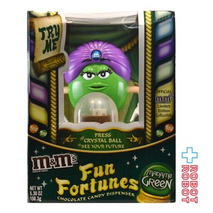 M&M's ディスペンサー 占い師 ファンフォーチューン マダムグリーン 紫ターバン 開封箱付