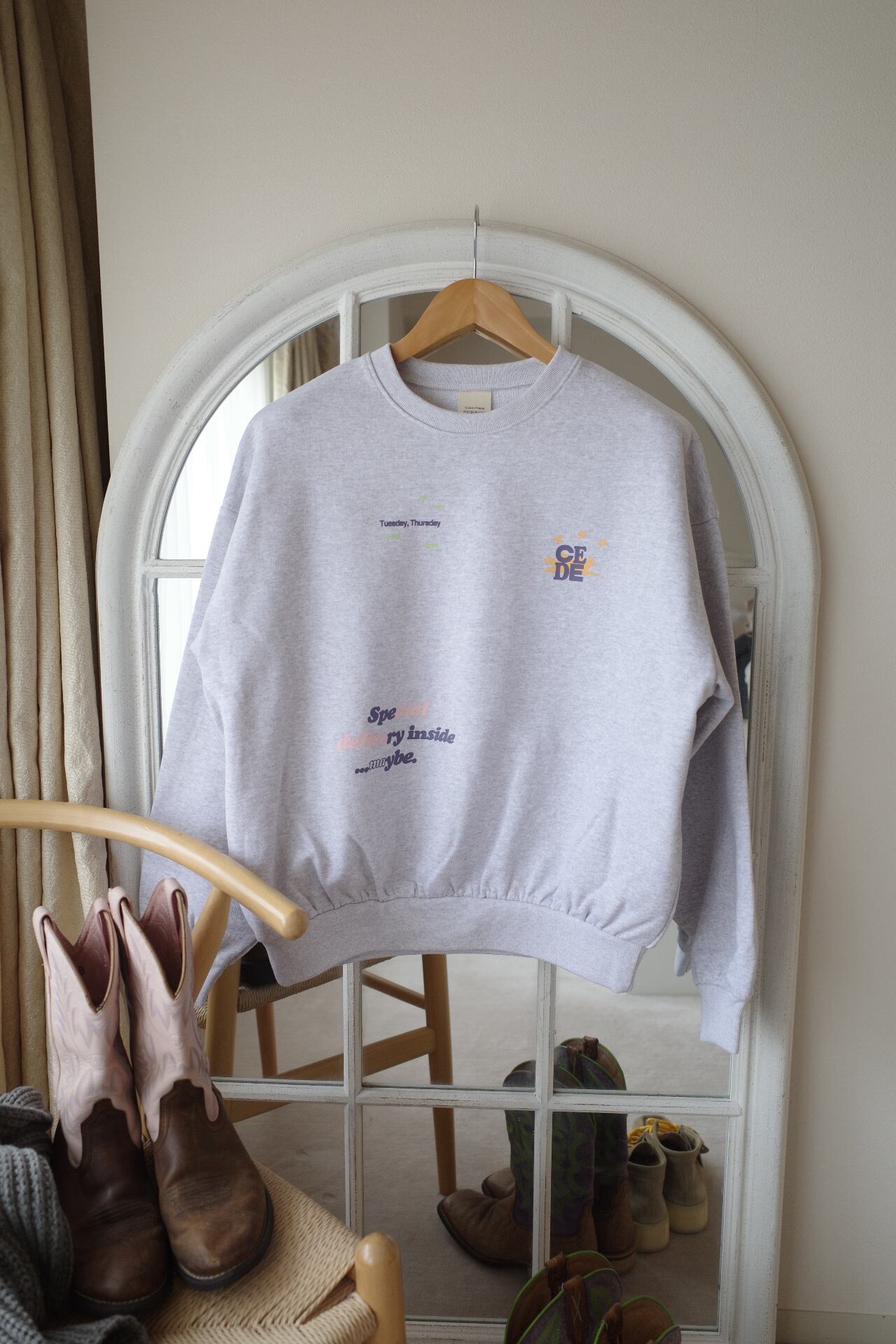 ceedee apparel【sweat shirt グレーM】 ceedee apparel【sweat shirt グレーM】