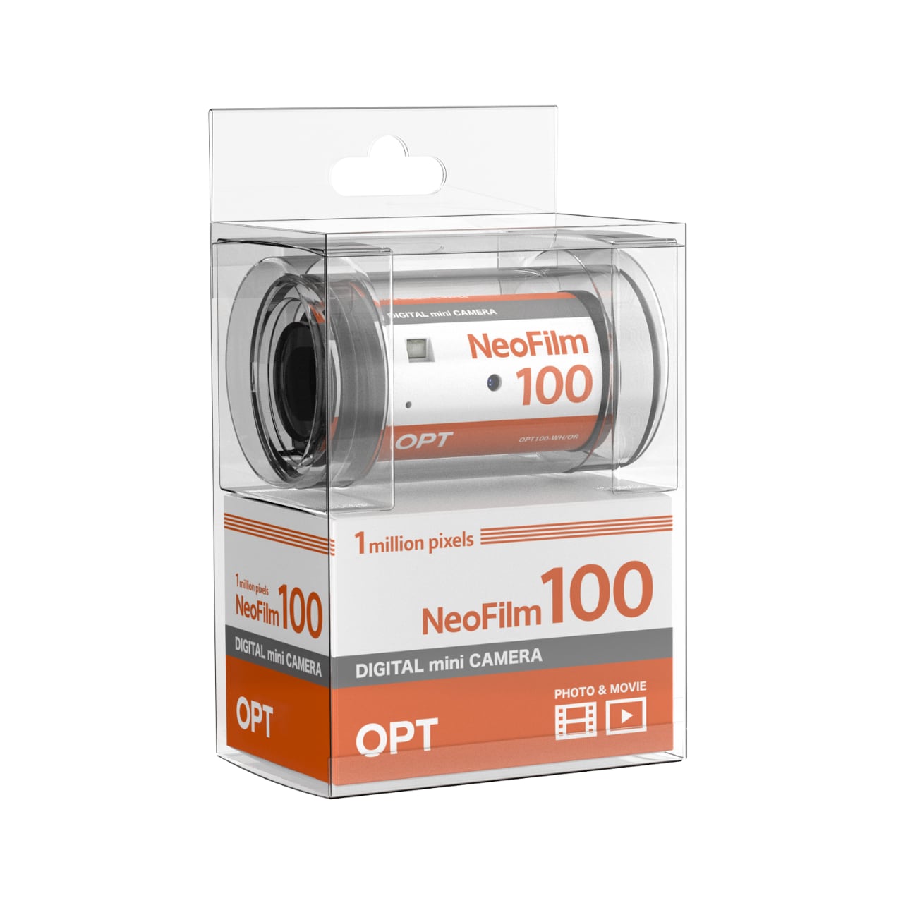 NeoFilm100 フィルム型デジタルカメラ｜レトロ トイカメラ 超小型