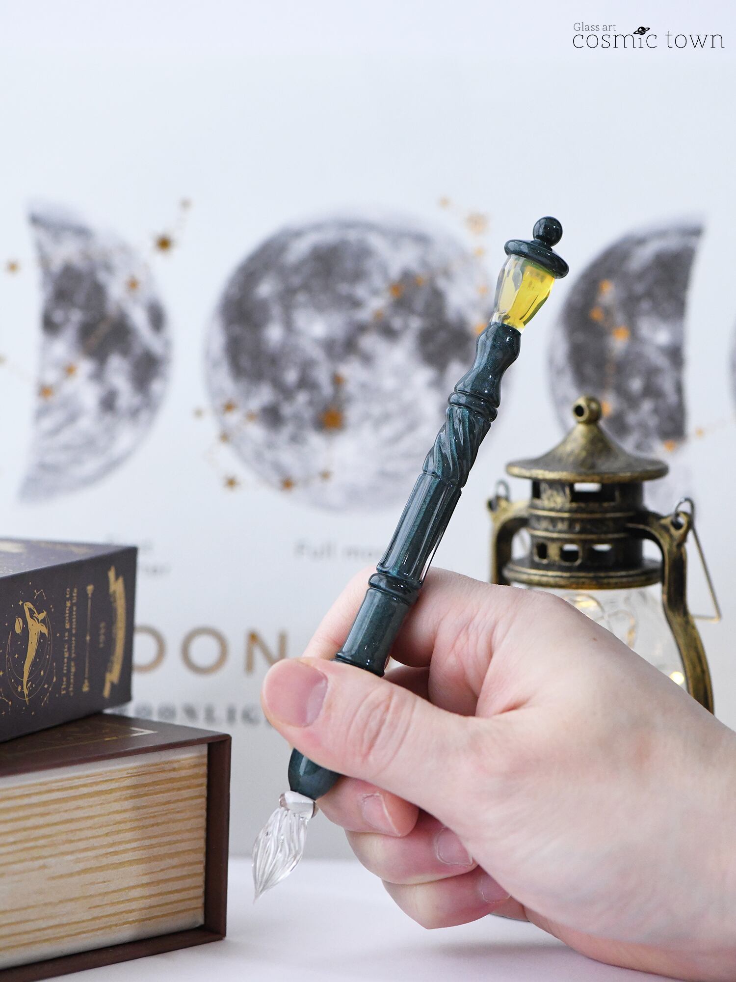 新色/ブロンズスパークル】街灯ガラスペン / ボロシリケイト【cosmic