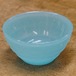 3035G4 青ガラス プレス 小鉢 食器 ブルー アンティーク ヴィンテージ 昭和レトロ