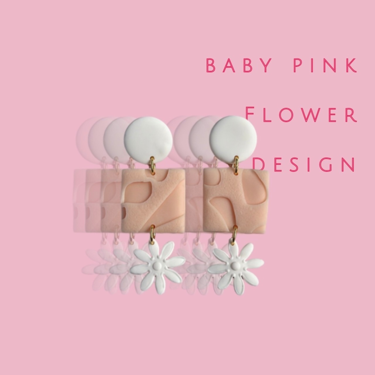 ポリマークレイピアス / イヤリング - 55