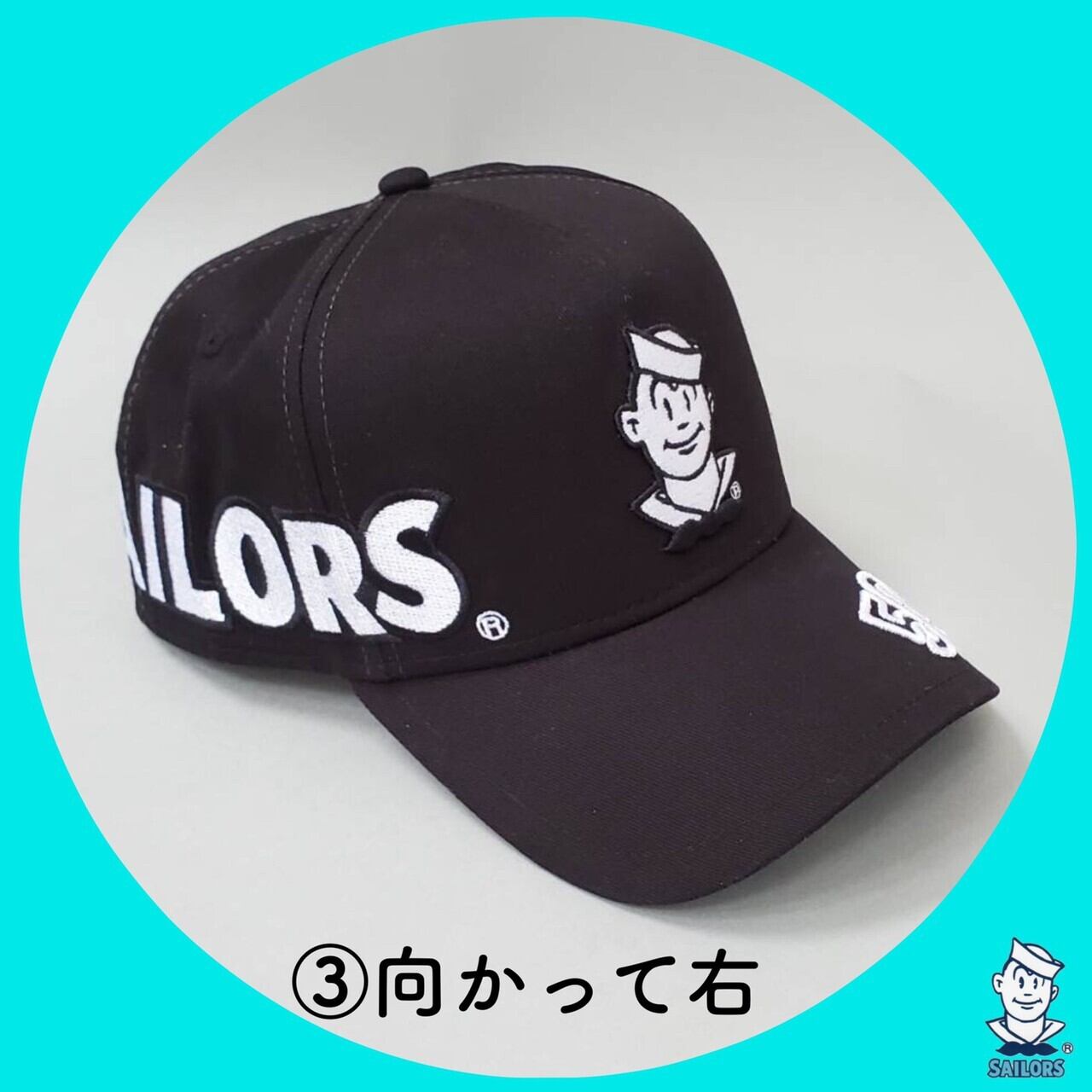 ※好評につき再販決定【NEW ERA×SAILORS】 9FORTY×SAILORS黒