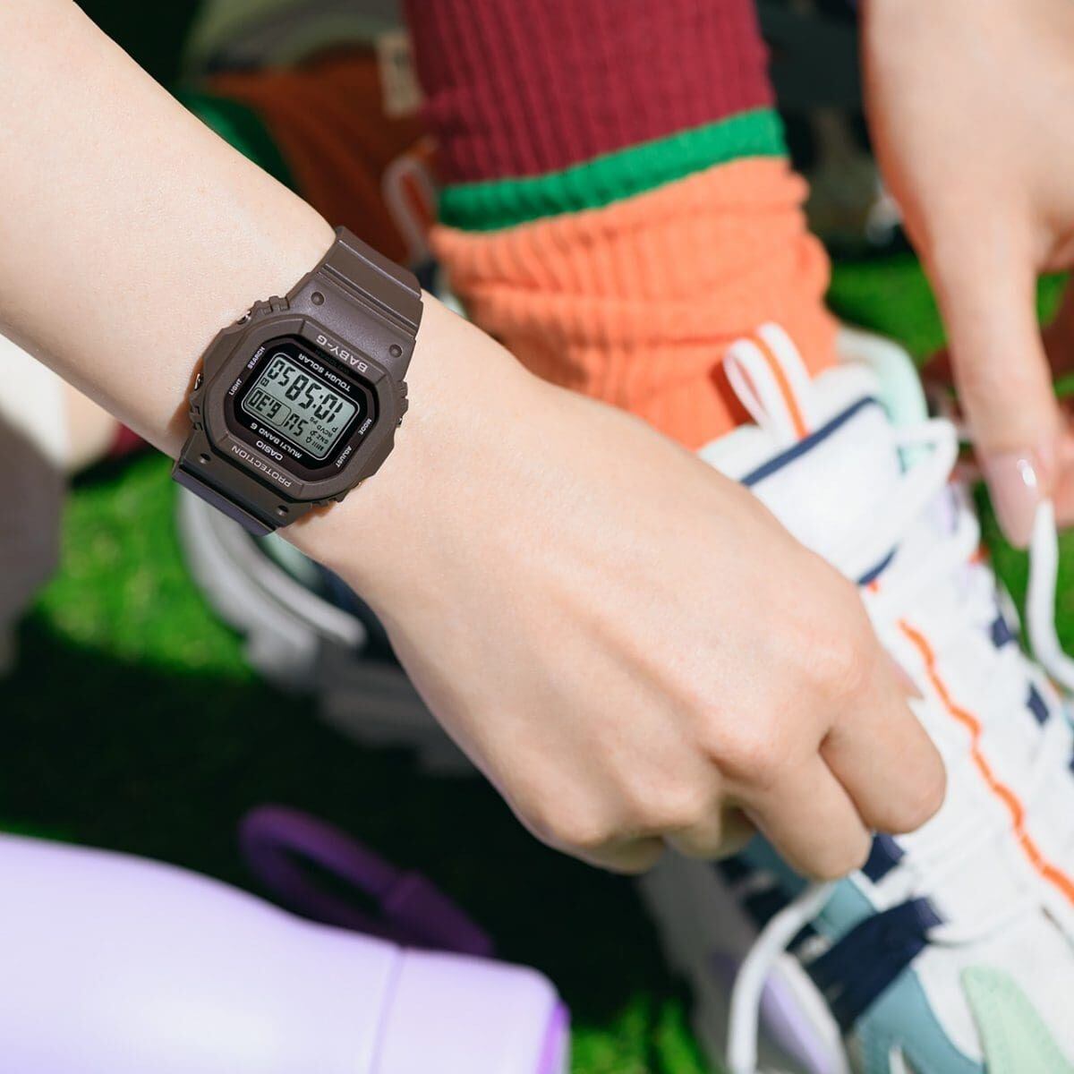 国内正規品 CASIO BABY-G カシオ ベビーG 電波ソーラー スクエア