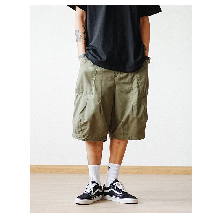 ★OVERALL WIDE LEG MID PANTS　　　19136