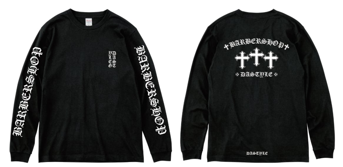 DAstyle Floral pattern Long sleeves 【BLACK】 | DAstyle