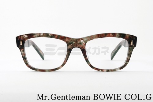 Mr.Gentleman メガネ BOWIE COL.G ウェリントン 眼鏡 ミスタージェントルマン ボウイ 正規品