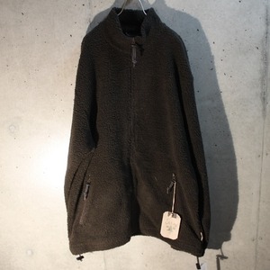 Zip Up High-Necked Fleece Jacket