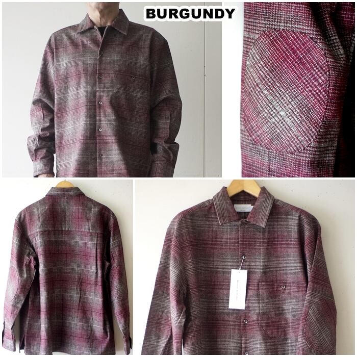 ma　フランネル MANUAL ALPHABET [マニュアルアルファベット] チェック