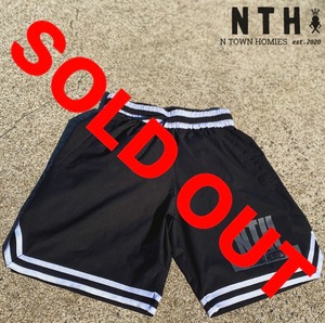 “PRACTICE PANTS(NTH)” color Black×Darkgray