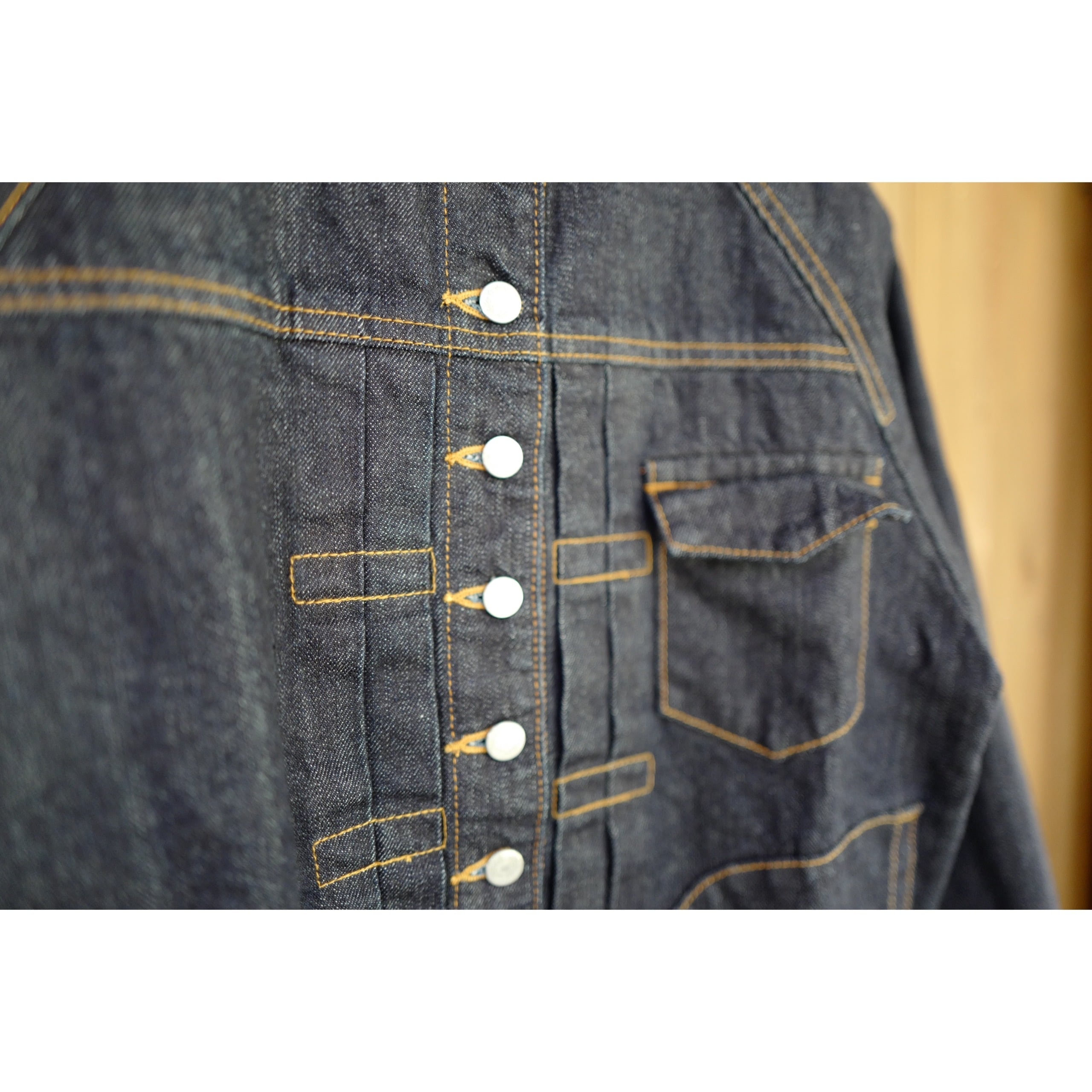 Si-Si-Si comfort｜BASIC DENIM JACKET（Gジャン）-one wash / indigo