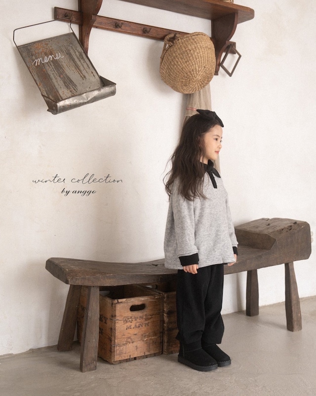 【 即納 】 2025冬新作 ANGGO アンコ 2色展開 チョコチップヘッドバンド (kids & bebe)