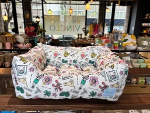 ペット用ベッド　シーサイドスクエアベッド  [カラー: カラフル]