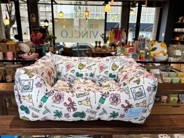 ペット用ベッド　シーサイドスクエアベッド  [カラー: カラフル]