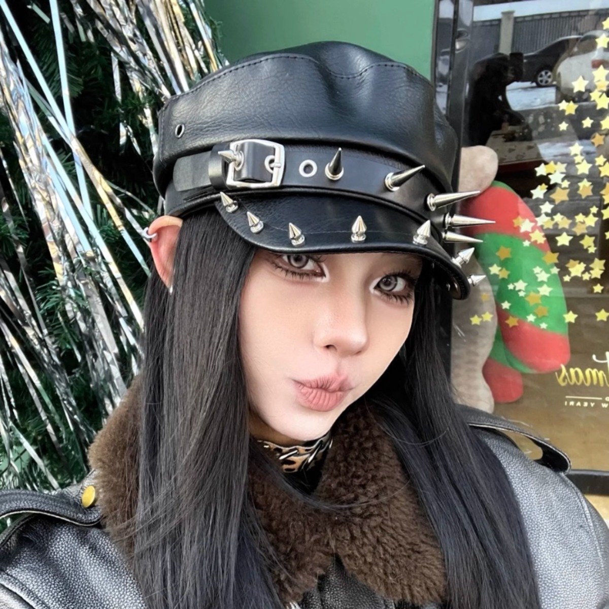 ホットセール 口コミ ファッション サブカル系 天使と悪魔 キャップ メタル 帽子 帽子