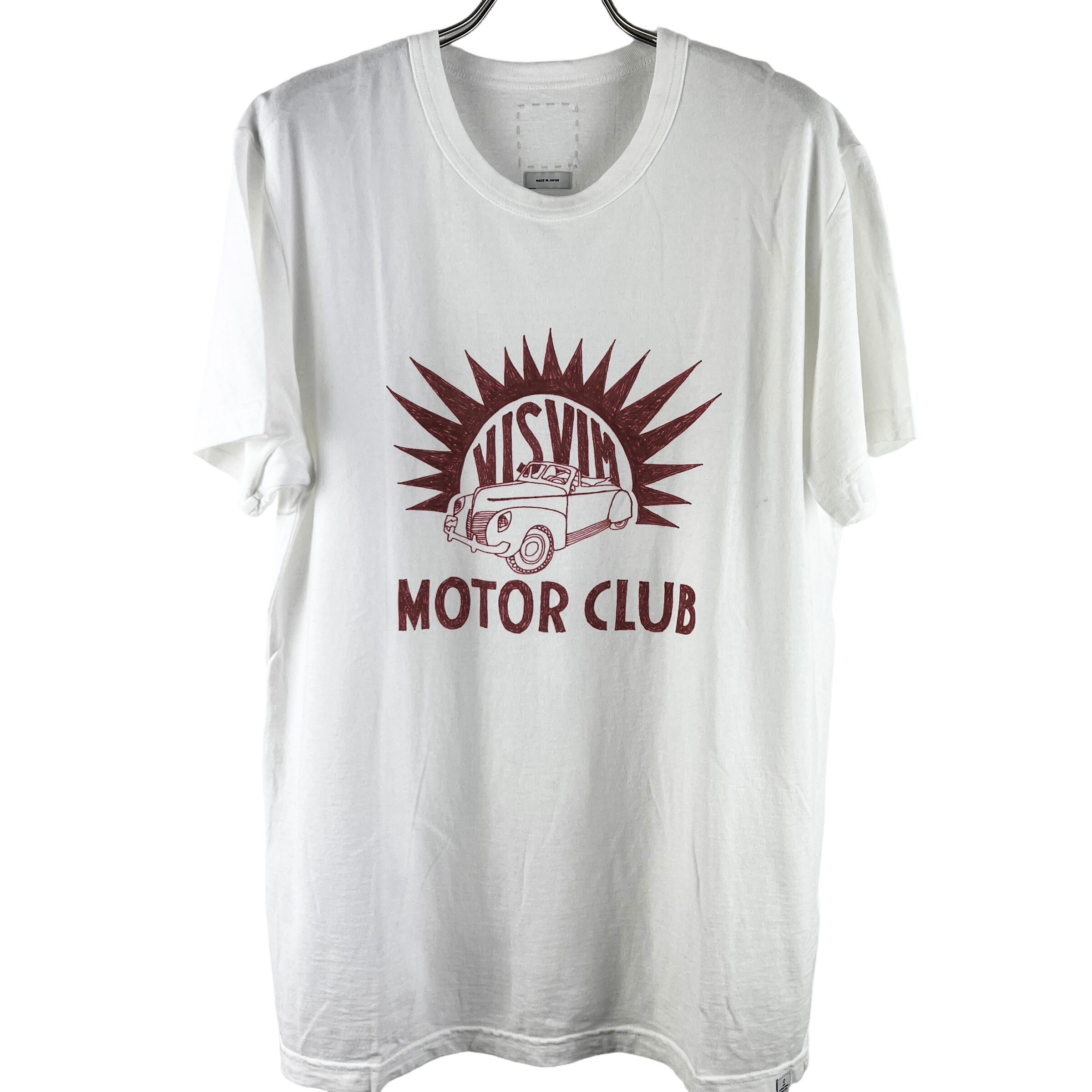 VISVIM(ビズビム) MOTOR CLUB SHINING CAR T Shirt (white)-