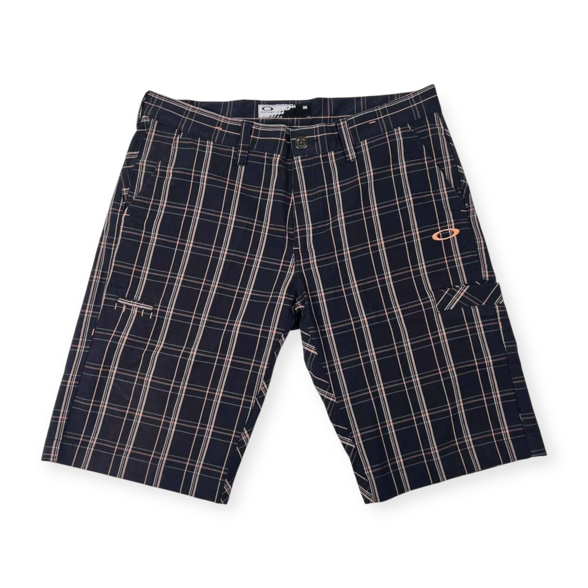 OAKLEY オークリー チェック柄 ハーフパンツ ショートパンツ サイズ 36
