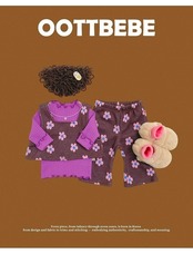 韓国子供服 / 26winter / oottbebe / セリーヌリブフレアT / ベビー&キッズ / 冬服 *XS~XL*