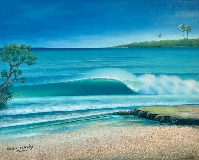 (NALU 掲載作品)Dreamland Wave Art F15 With Real Sand