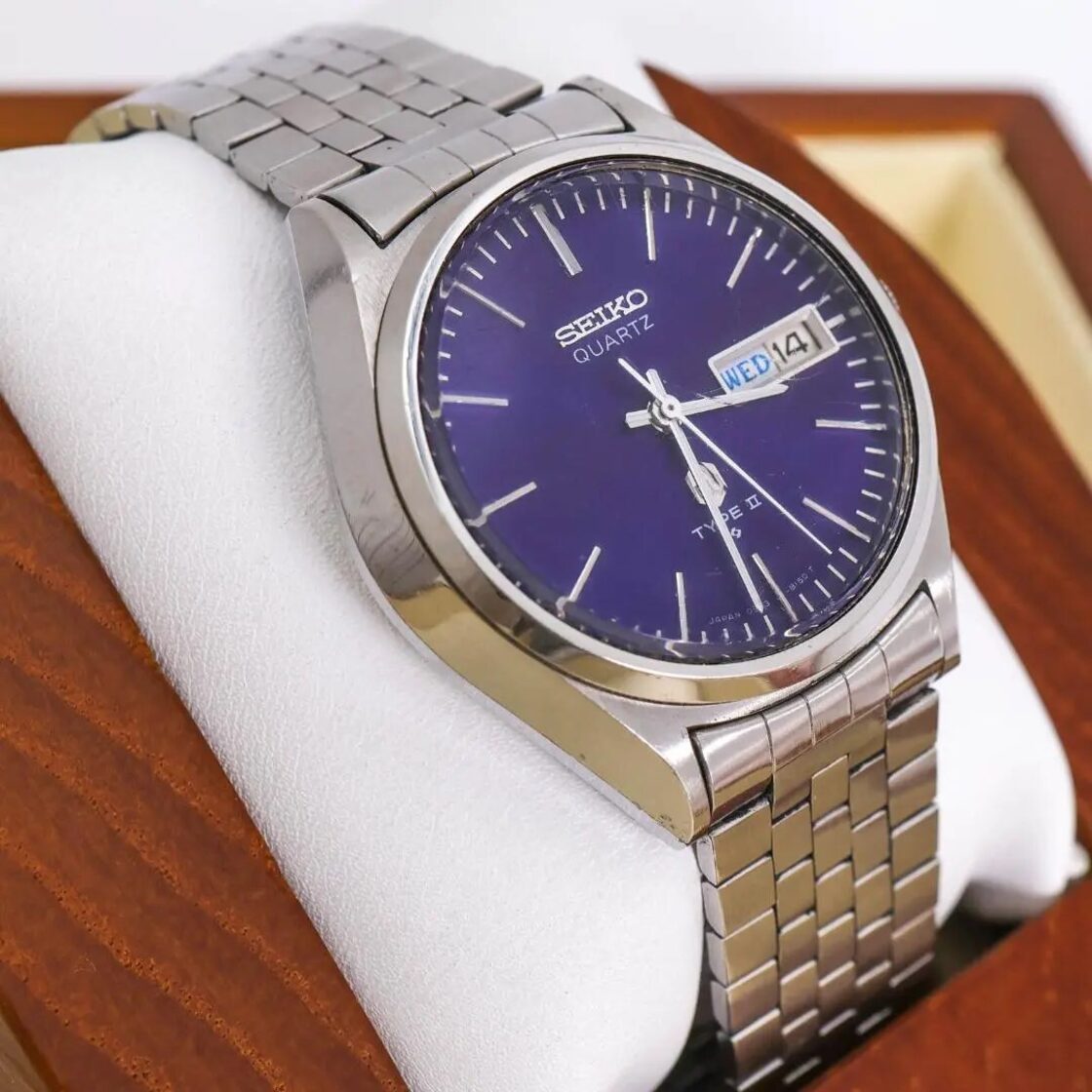 ◇希少 稼働 SEIKO TYPE2 腕時計 デイデイト ヴィンテージ 新品電池 