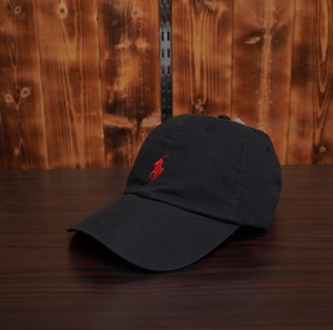 ralphlauren キャップ ブラック/ラルフローレン 帽子 黒