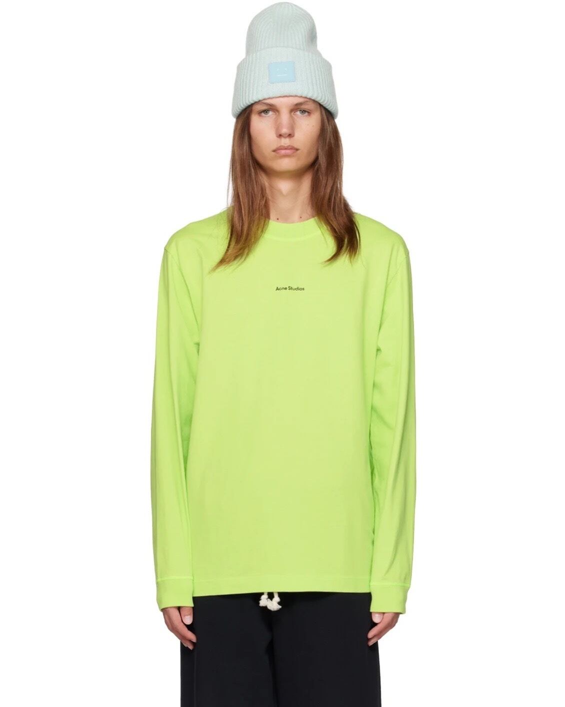 ACNE STUDIOS Men】ロゴ ロングスリーブTシャツ | idealclasse