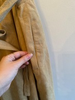 60’s Vintage Ultra suède apron dress