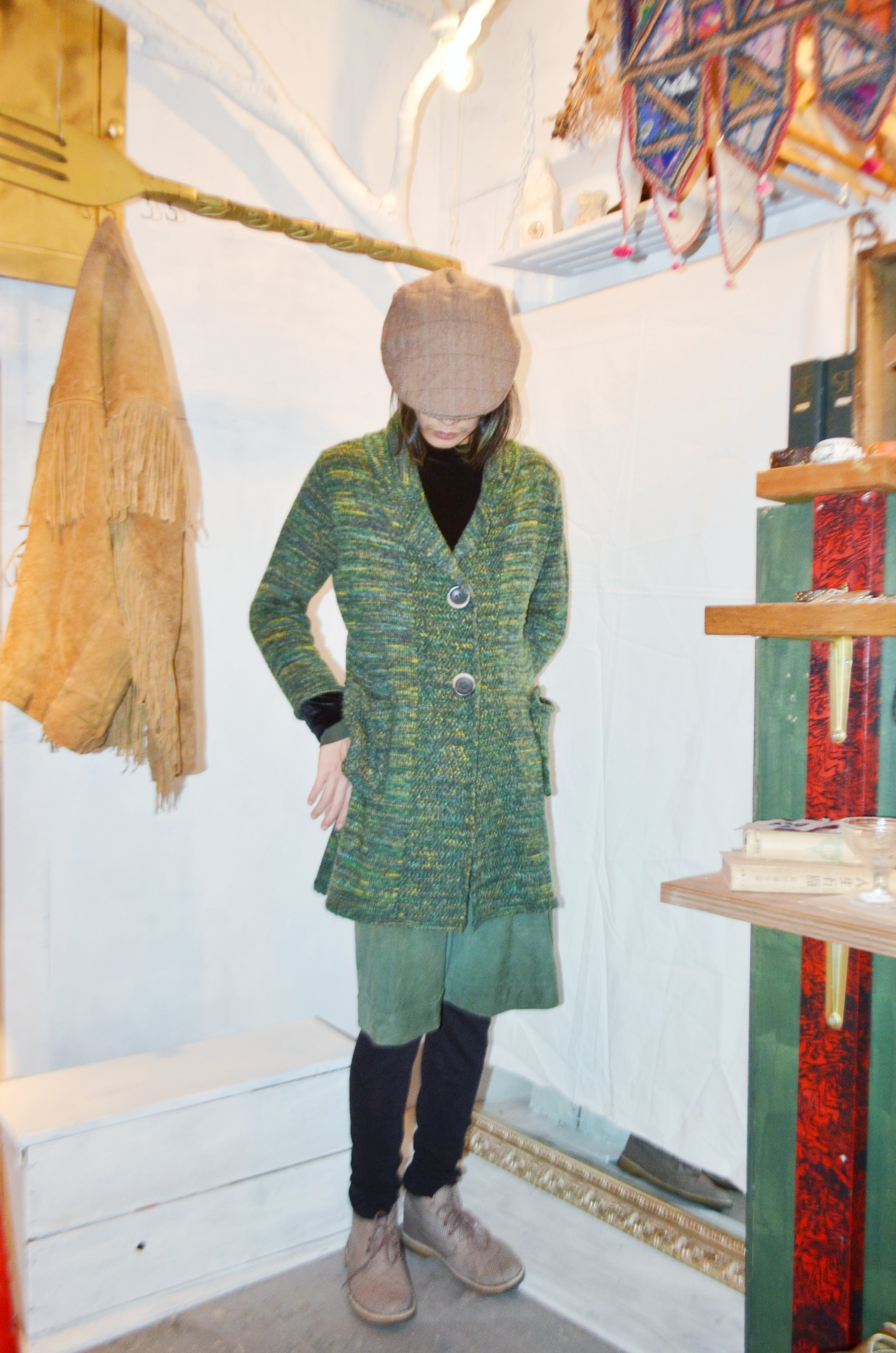 mixgreen knit jacket