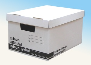 MINUN BOX(ミヌンボックス) 収納ケース ダンボール素材 Cタイプ(W250 D345 H190mm) 12個セット 日本製