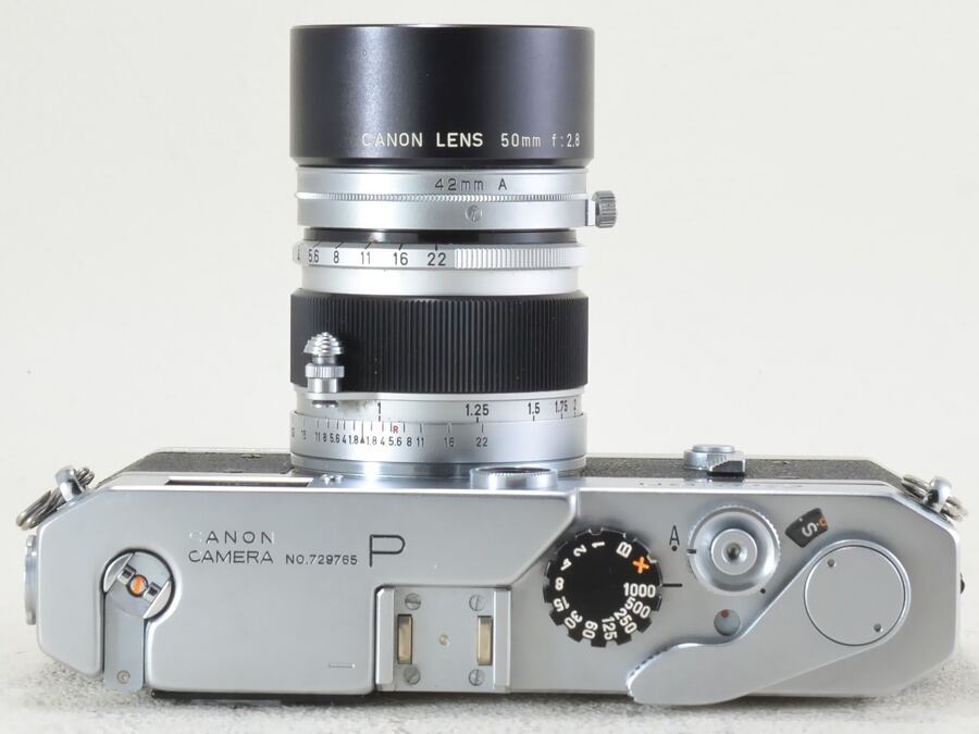 カメラ フィルムカメラ Canon P ポピュレール レンジファインダー / 50mm F1.8 露出 