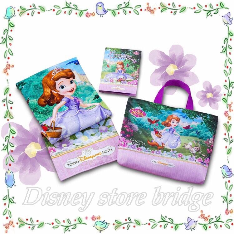 ちいさなプリンセス ソフィア 東京 ディズニー ランド ホテル 限定 グッズ レッスンバッグ タオルケット マナーレッスンブック タオル バッグ ぬりえ おえかき