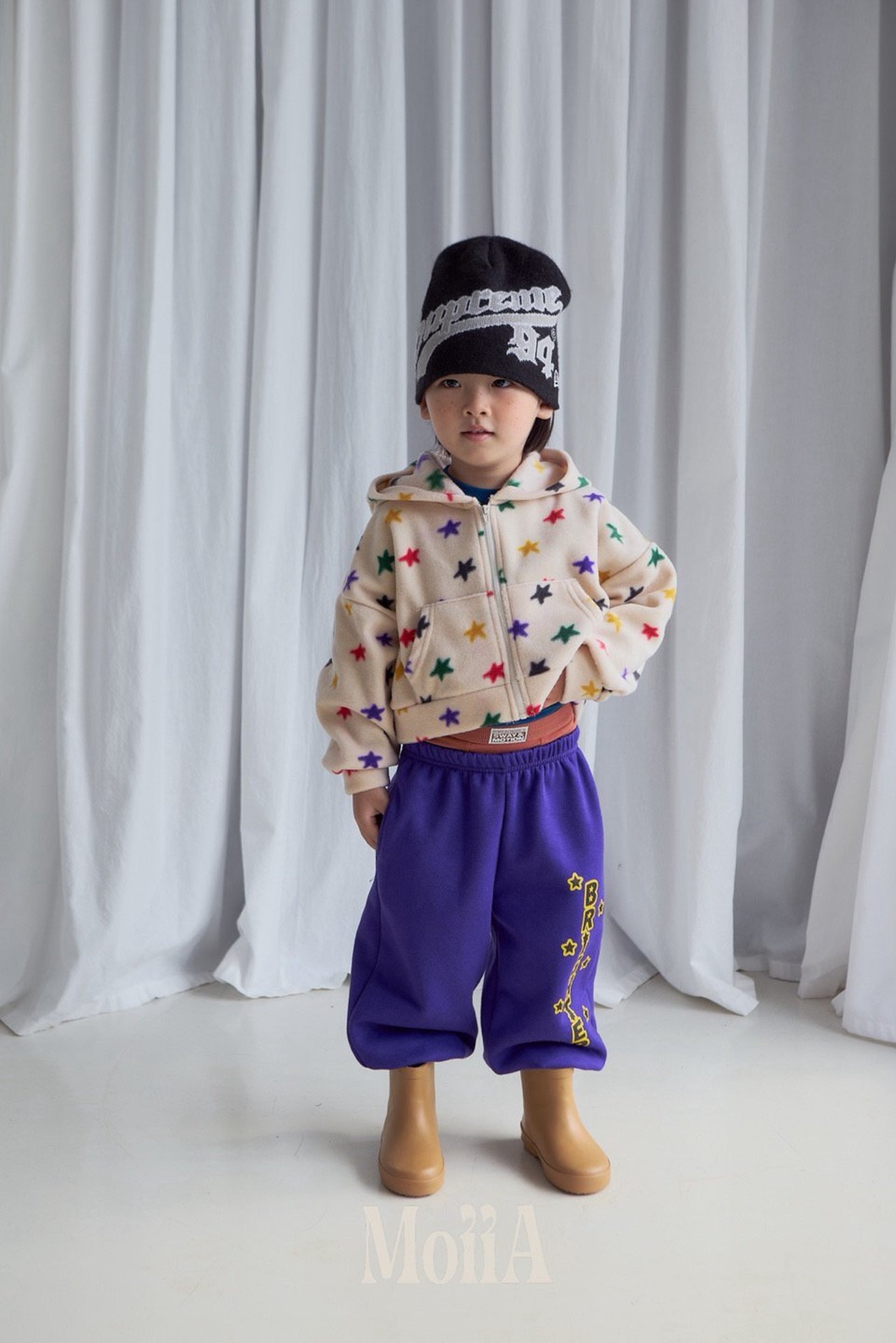 Moiia［取寄］star hood zipup 26winter