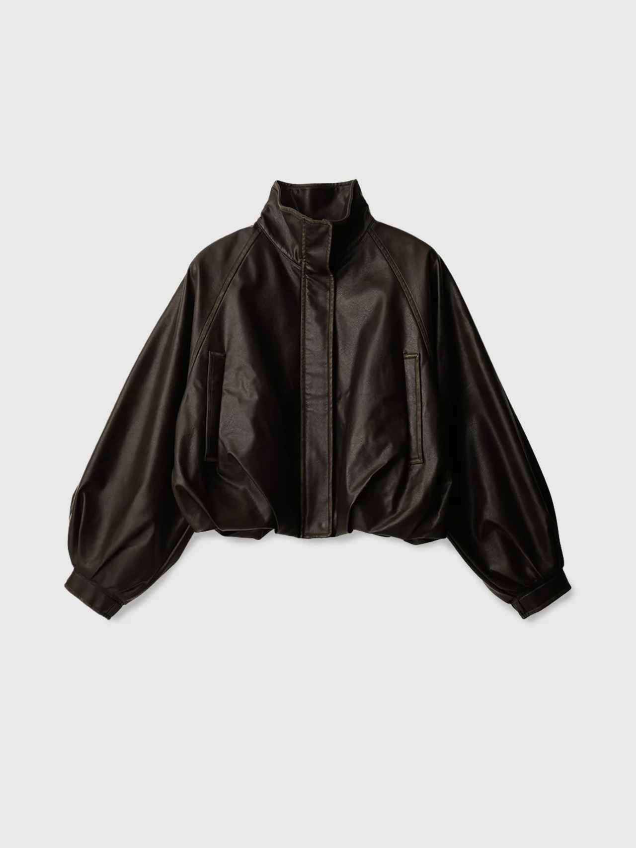 【26AW】THINGS THAT MATTER シングスザットマター / アウター / FAUX LEATHER BALLOON BLOUSON　0586TM0608P - 14