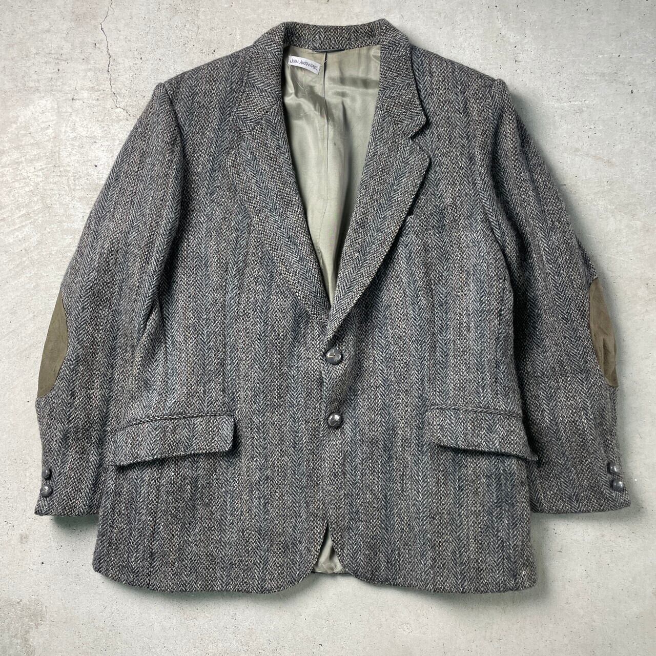 年代 HARRIS TWEED ハリスツイード ウールテーラードジャケット