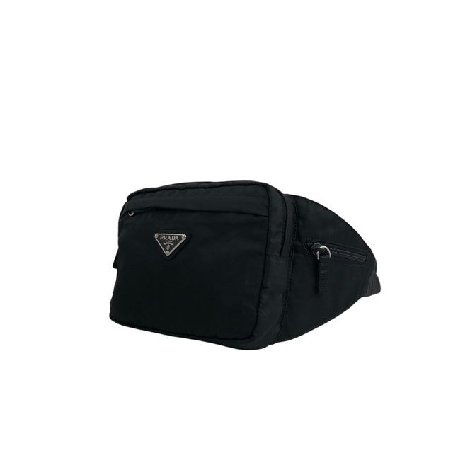 PRADA プラダ スリングバッグ ブラック トライアングルロゴ ナイロン V210 vintage ヴィンテージ オールド st4ma3